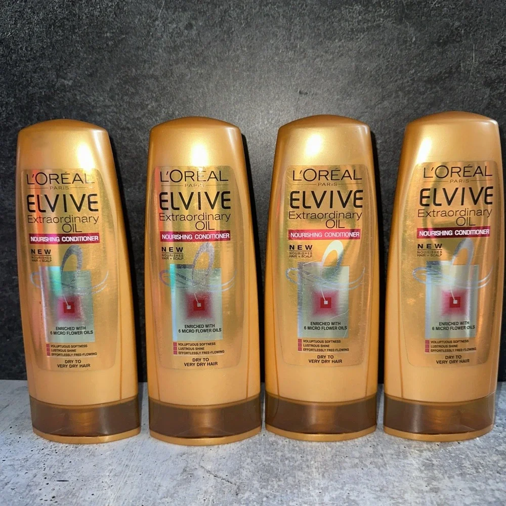 4 Loreal Elvive Extraordinary Oil Flower L'oreal Conditioner Very Dry Hair